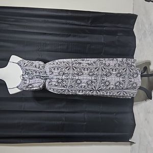 Paisley sleeveless maxi dress